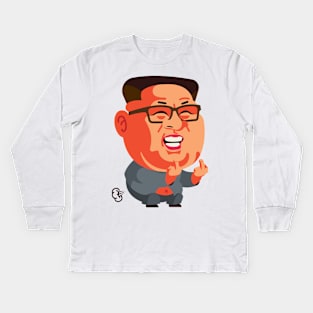 Kim is mad! Kids Long Sleeve T-Shirt